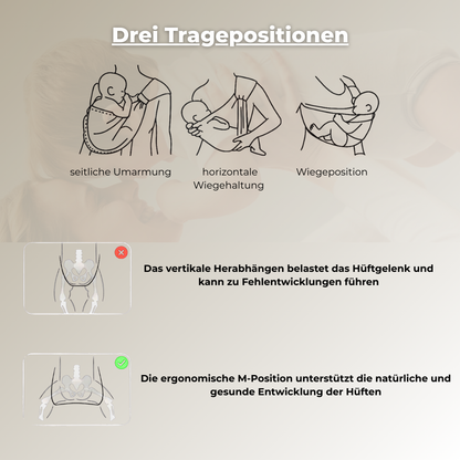 MamaNest Carry - Komfortable Babytrage